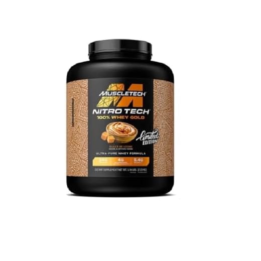 Nitro Tech 100% Whey Gold (2500g) MuscleTech-Doce de Leite