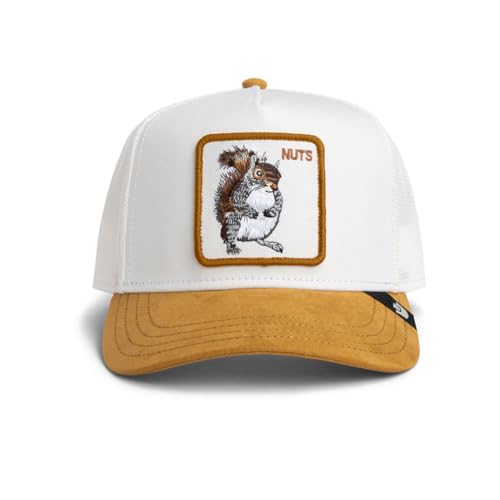 Goorin Suede Squirrel Trucker Hat - 78/22 Poly Cotton - Dust - One Size - Unisex
