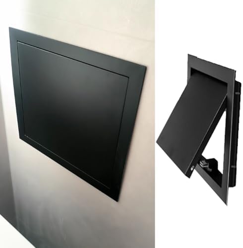 Waterproof Access Door Panel for Drywall - Magnetic Push-Button Switch, 16x20in Access Hole Cover for Bathroom Services, Durable and Easy Installation Access Panel