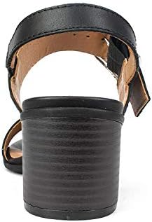 WHITE MOUNTAIN Shoes LAMAR Women's Sandal, BLACK/LEATHER, 8 M | Image 2