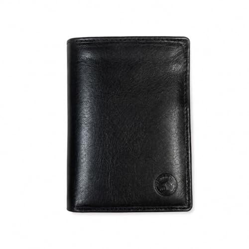 Portefeuille homme d'or cuir fini le désordre des cartes et permis de conduire