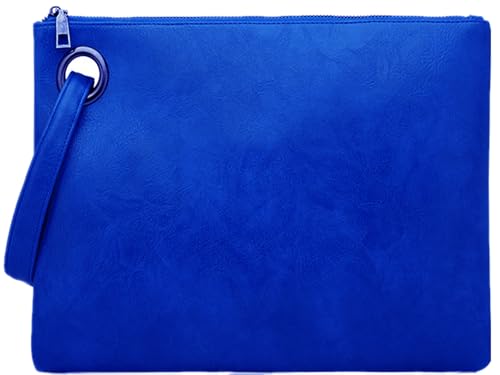 Image of DIHKLCIO Evening Bags Purse Envelop Clutch Chain Shoulder Womens Wristlet Handbag Foldover Pouch black