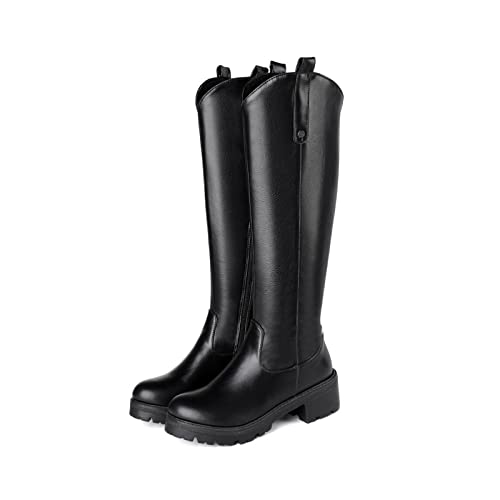 Bottes de moto noires en cuir pour femmes parfaites pour la ville