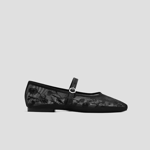 Image of VIVAIA Women's Margot Mary Jane Square-Toe Ballet Flats