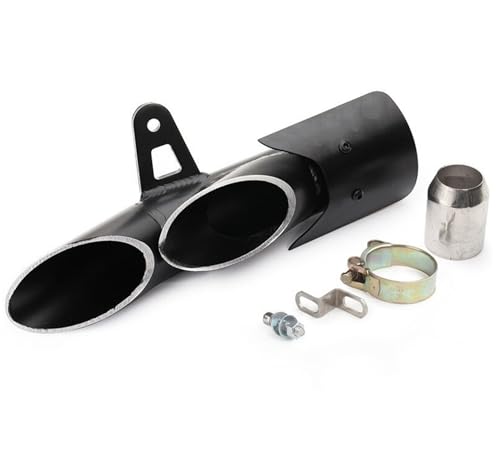 Pot d'échappement double sortie 51mm pour libérer la sonorité de votre moto