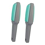 SHERCHPRY 2Pcs Double-Sided Electrostatic Pet Hair Remover Brush for Clothes and Portable Lint Removal Tool for Hair Fuzz and Fur Reusable Static Hair Remover for Home and Travel
