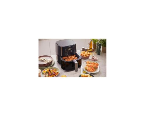 Friteuse sans huile PHILIPS - Airfryer Connecté HD9280/60 - Capacité 6,2L - Jusqu'a 5 personnes - 7 programmes de cuisson - 2000W