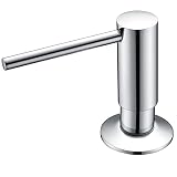 Soap Dispenser, Liquid Lotion Countertop Soap Dispenser，Dish Soap Dispenser for Kitchen, Brushed Ni
