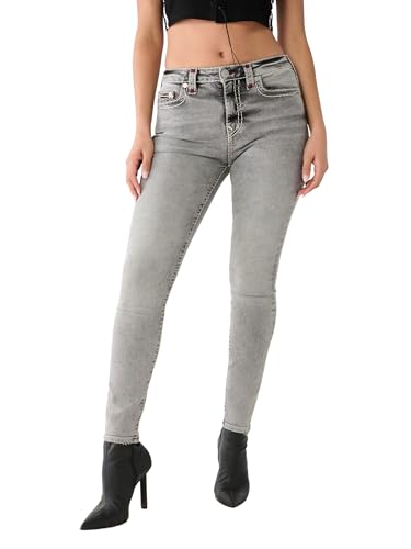 True Religion Women's Jennie High Rise Curvy Skinny Flap Jean2