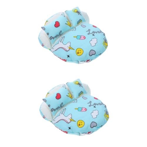 ibasenice 2 Sätze Puppenschlafsackbett Heimzubehör Wohnkultur Puppenschlafsack als Deko dekoratives Puppendekor Haushalt Kleine Puppe Plüschpuppen Ob11 schmücken Polyester