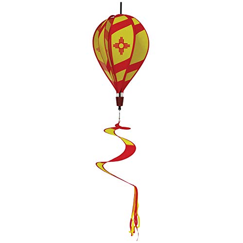 In the Breeze New Mexico Hot Air Balloon Wind Spinner,11"