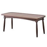 ISSEIKI DINING TABLE ダイニングテーブル ウォルナット色 幅130×80 天然木の温もり 木製家具 WALT DINING TABLE (WALNUT)