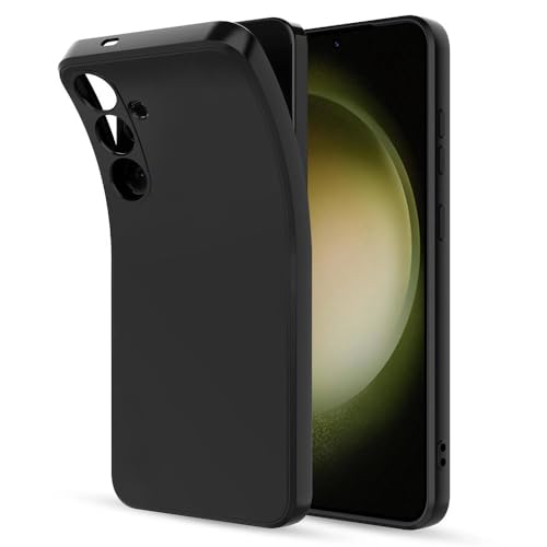 Image of Back Cover for Samsung Galaxy S23 Plus 5G | Full Camera Protection | Premium Liquid Silicon Case | Flexible Bumper Case for Samsung Galaxy S23 Plus 5G (Black)