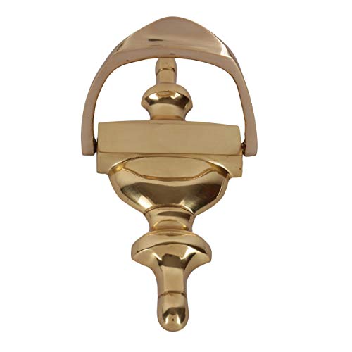 Skandh Solid Brass Door Knocker "Victorian", 8" Inch Polished Lacquered #TOP2