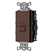 Gfci Receptacle, 20A, 125Vac, 5-20R, Brown