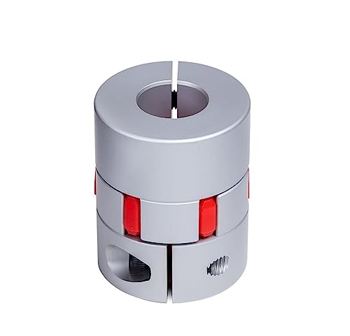Rigid coupling,Stainless steel rigid coupling 1pcs Aluminum Shaft Coupling Flexible Coupling D45 L55 Shaft Coupler Connector(18mm to 20mm)