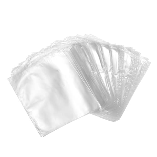 MUSISALY 100pcs White Pof Heat Shrink Wrap Bags for Soap Bars Bath DIY Bath Kit Heat Shrinkable Film 16 * 24cm Waterproof Packaging