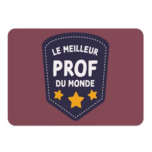 Sets de table souples en liège rouge grand format napperons éducation lycée