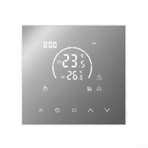 Termostato eléctrico de calefacción de suelo, control remoto inteligente de aplicación montado en la pared, panel de control de temperatura para calefacción del hogar (calefacción de caldera de gas)