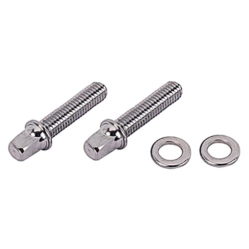Milisten Accessories Screws Snare Drum 2 Pack Drum Drum Tension Screws Drum Tension Rods Drum Tension Rods 2 Inch Tension Rods With Accessories Ar Standoff #TOP13