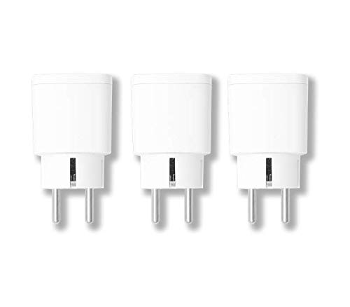 energeeks3 Pack Smart Wi-Fi Sockets with Consumption Meter