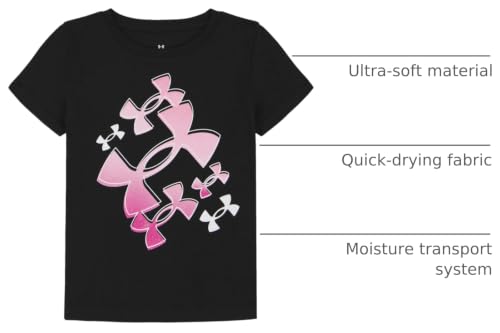 Image of Under Armour Girls Girls Short Sleeve Shirt, Crewneck, Lightweight and Breathable Athletic-t-Shirts