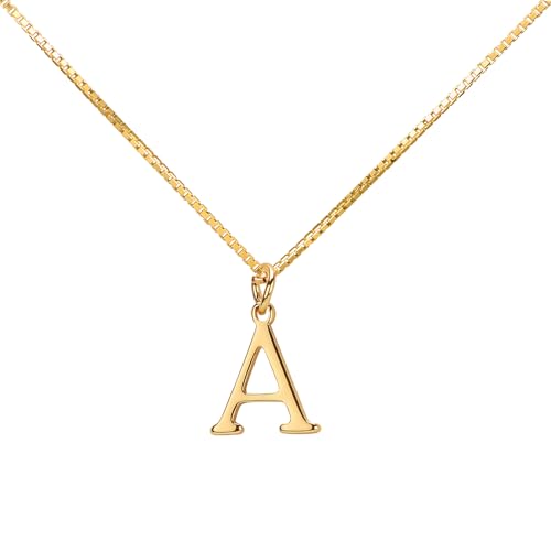 Initial Necklaces,Stylish Personalized Letter Necklace,Tiny A-Z Pendant Choker,Dainty Monogram Name Necklace for Women Gift