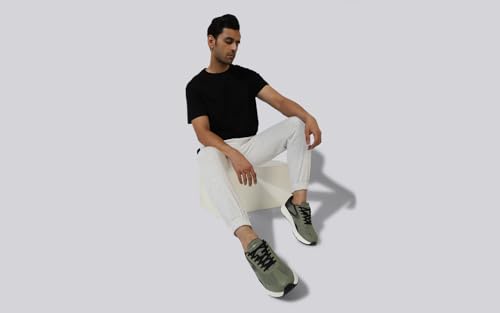 Image of Neeman's Light Trainers Sneakers for Men | Comfortable & Flexible Eva Mid Sole and Breatheble Mesh with Gradient Prints