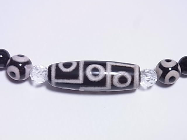 Amazon.co.jp: 限界市場チベット天珠九眼天珠×三眼天珠×天然モリオン