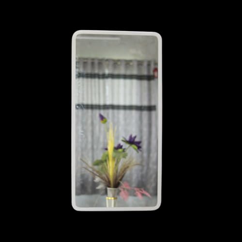 Image of Quality Glass Modern Elegance Rectangular Wall-Mounted Mirror Metal Framed Wall Mirror Bathroom Mirror Living Room Mirror Home Decor Mirror 18 x 36 Inches White MF 94