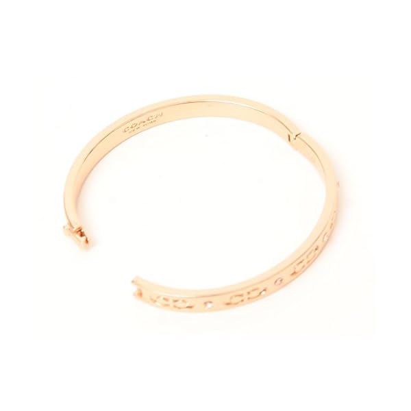 COACH Kissing C HINGED Bangle - Rose Gold
