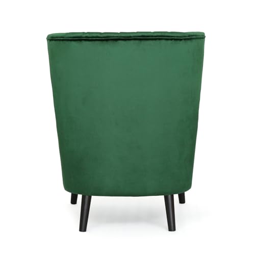 Image of Lakdi The Furniture Co. Modern Home & Living Room Lounge Chair Furniture |pholstery in Velvet | Internal Structure Made in Solid Wood |- (151851291)