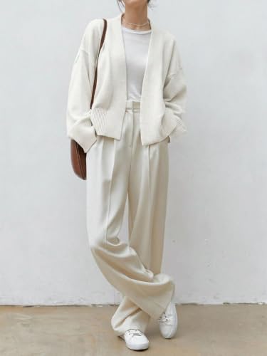 Image of WDIRARA Women's Wrap Long Sleeve Tie Front Cardigan