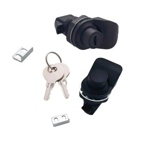 Serrure de boîte de distribution industrielle noire et compacte GS0027 - 2