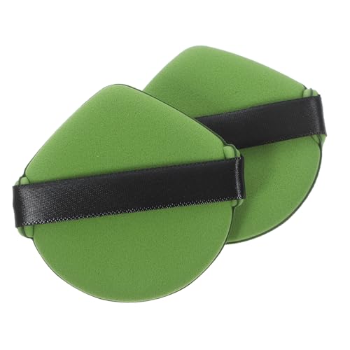 Healvian 2pcs Dual Sided Makeup Powder Enlarged Water Activated Blending Sponges for Liquid Foundation Concealer and Application Versatile Cosmetics and Beginners