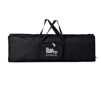 Blueberry Keyboard Cover Bag Compatible With Casio SA-77 Mini Keyboard(Black)