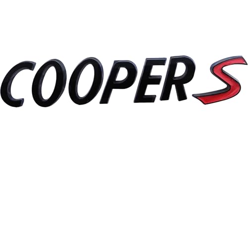 Emblema Cooper S para sustituir letras desgastadas Mini F56 R60 insignias 3D