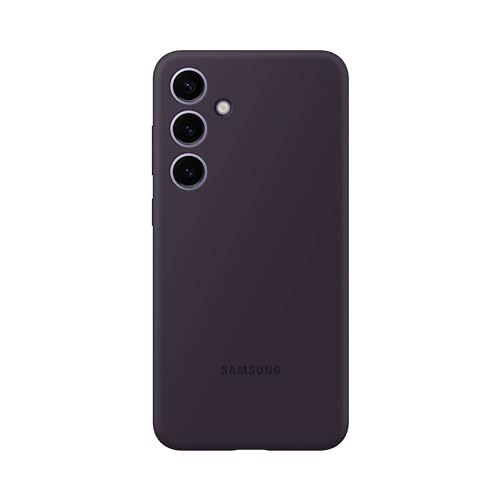 Image of SAMSUNG Galaxy S24+ Plus Silicone Phone Case, Protective Cover with Color Variety, Smooth Grip, Soft and Sleek Design, Snug Fit, US Version, EF-PS926TEEGUS , Dark Violet