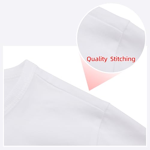 2 Pack Cotton Long Sleeve Tee Shirts Basic Crewneck T-Shirts for Boys/Girls/Toddlers Long-Sleeve T-Shirts4