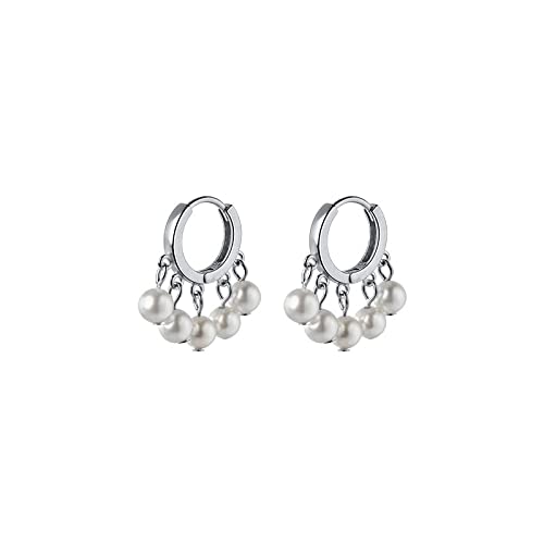 Boucles d'oreilles argent 925 et perles pour un mariage bohème