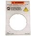 ATC Diversified Electronics UPA-WP100 POWER ALERT ANSI WARNING PLATE FOR UPA-100