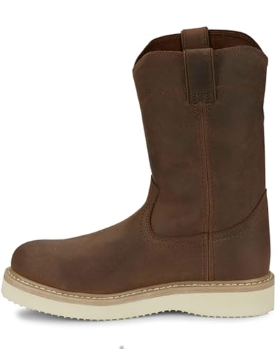 Justin Men's Pull-On Work Boot Steel Toe - Ow47113