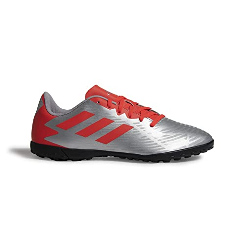 Chuteira Society Adidas Artilheira V Masculino - Prata e Laranja (br_footwear_size_system, adult, numeric, numeric_39)