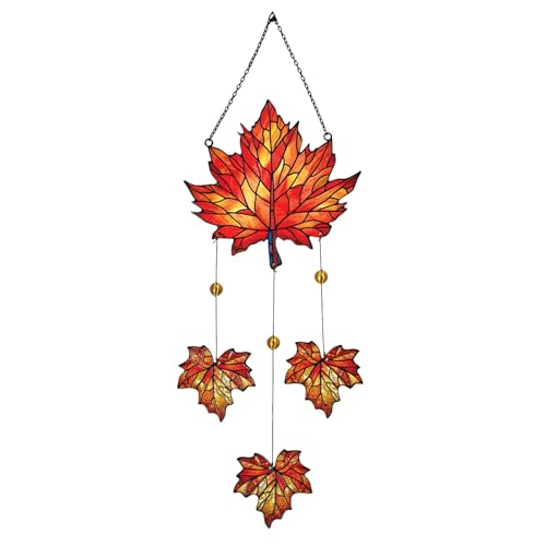 Bits and Pieces Hand Painted Maple Leaf Mobile, Fall Decor