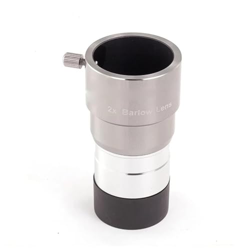 Lente Barlow 2X con revestimiento múltiple óptico para telescopio monocular de metal
