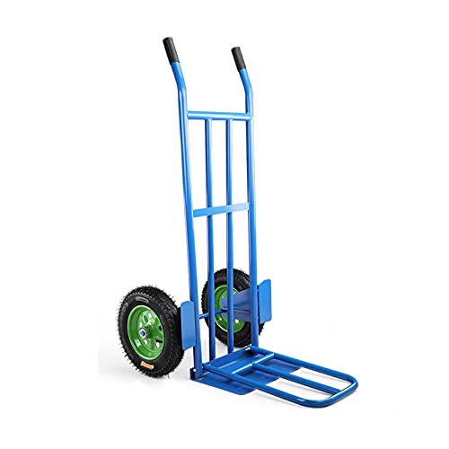 Carretilla tipo sack truck con ruedas neumáticas 300kg miniatura 1