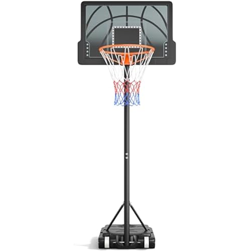 Yohood Kids Basketball Hoop, 3.6-7 FT Height Easy Adjustable