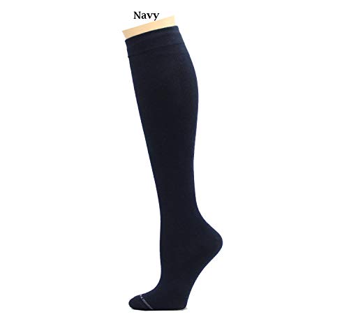 Rexx 3 Pairs Women's Knee-High Therapeutic Graduated Anti-Fatigue 8-15Mmhg Compression Socks (W8-Pack10) #TOP3
