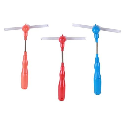 Générique Lot de 3 moulins à Vent LED avec lumières Clignotantes Multicolores et Musique pour Enfant, Baguette Lumineuse pivotante et Lumineuse pour...