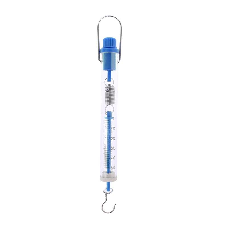 Scientific Spring Scale 500g/5N Weight Capacity Blue Color For School Physics Demonstrations The Picture May Not Reflect The Actual Color Of The Item. Thank